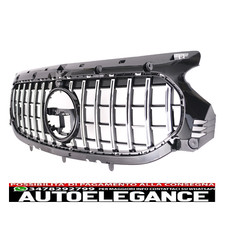 Kühlergrill Panamericana Sportgrill Passend Für Mercedes GLA H247 Glänzend