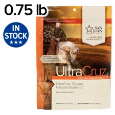 UltraCruz Equine Natural Vitamin E Supplement for Horses 0.75lb Powder (30 Days)