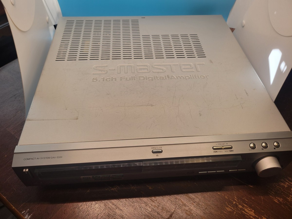 Sony DAV-S500 Super Audio CD/DVD/SACD Player Receiver Amplifier