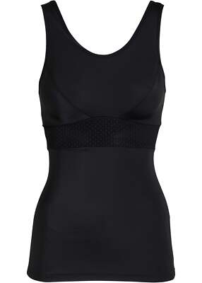Neu Shape-Top mit mittlerer Formkraft Gr. 46 Schwarz Damen Unterhemd ohne Bügel