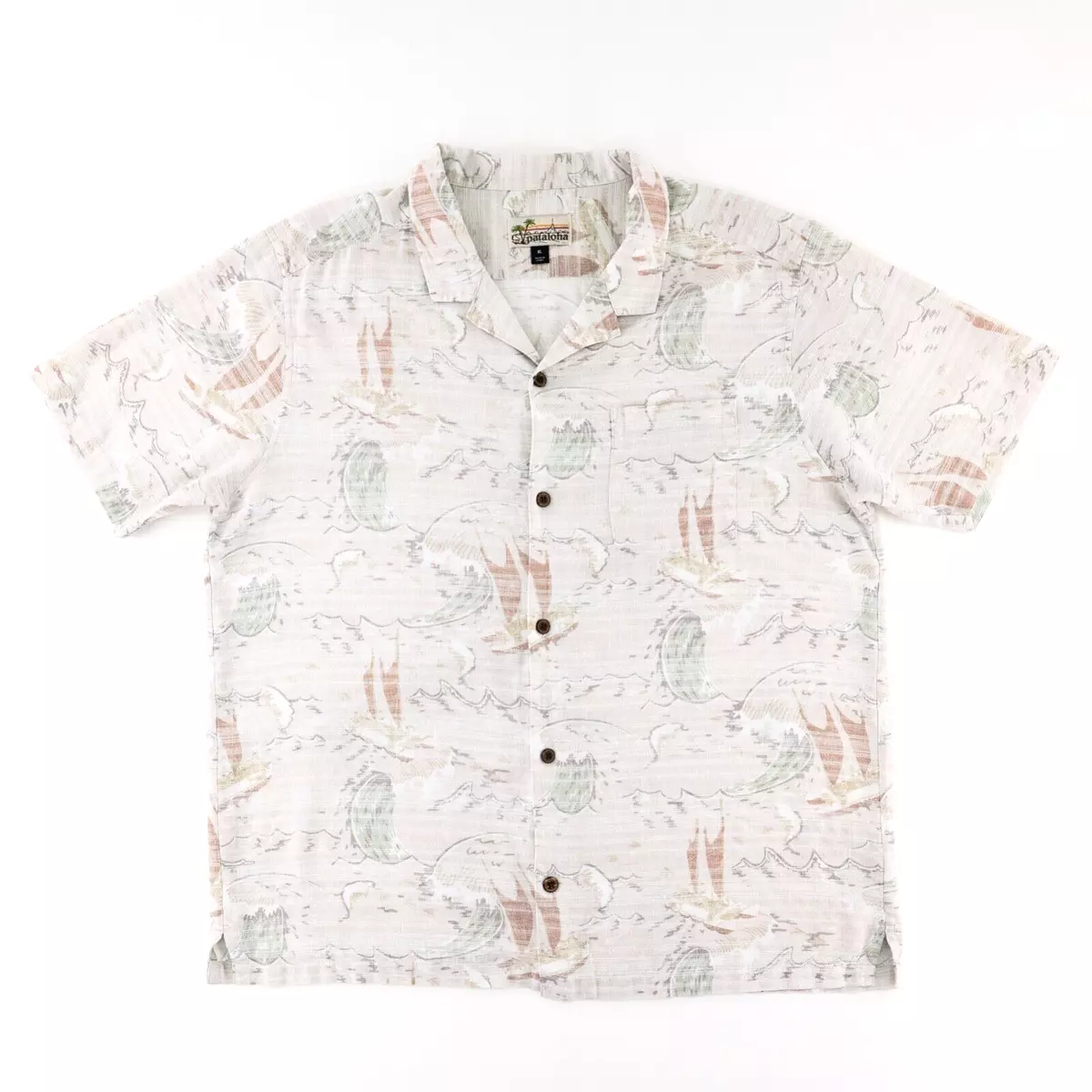 Patagonia Mens XL Limited Edition Pataloha Shirt Lightweight Camp Hawaiian Opihi