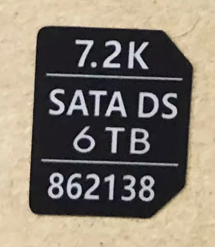 20 Stück Kapazität Aufkleber für HP 651314-001 G8/G9 3,5 Festplattenfach/Caddy - Bild 44 von 63
