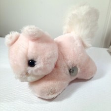 Vintage Eden Toys squirrel plush pink lullaby You Are My Sunshine chipmunk music