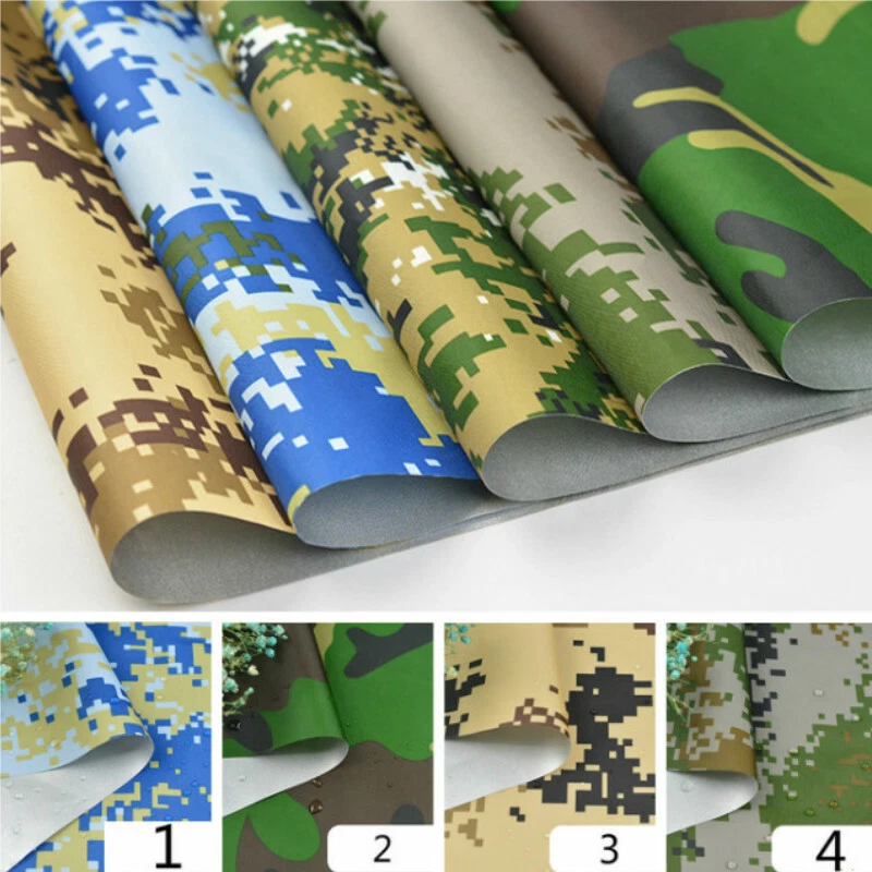 Tela Oxford Camuflada Impermeable Exterior Toldo Tienda Paño Recubierto de Plata Foto 3 de 4