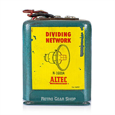 Altec Lansing N-1600A Dividing Network Crossover Vintage Altec Lansing N-1600A Dividing Network Crossover Vintage