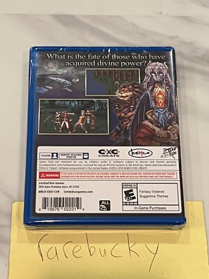 Exécution limitée #246 : Revenant Dogma (Vita) s'expédie
