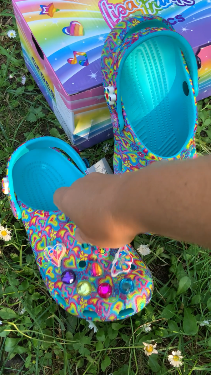 Lisa Frank x Crocs Clog Limited Collaborations Womens W7, W8 | eBay