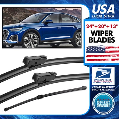 Quality East Forest Top-Lock Wiper Blades 24''+20''+13'' One click clarity Spotless