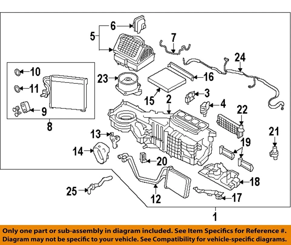 2016 2017 2018 Nissan Titan XD OEM Blower Motor - Image 3 of 4