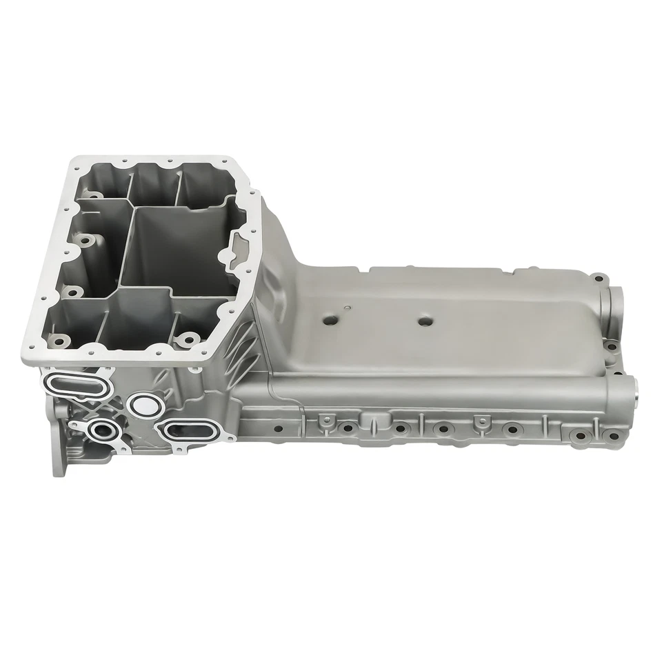 Upper Aluminum Engine Oil Pan BC3Z-6675-B For 11-19 Ford F-250 F-350 V8 6.7L - Image 2 of 4