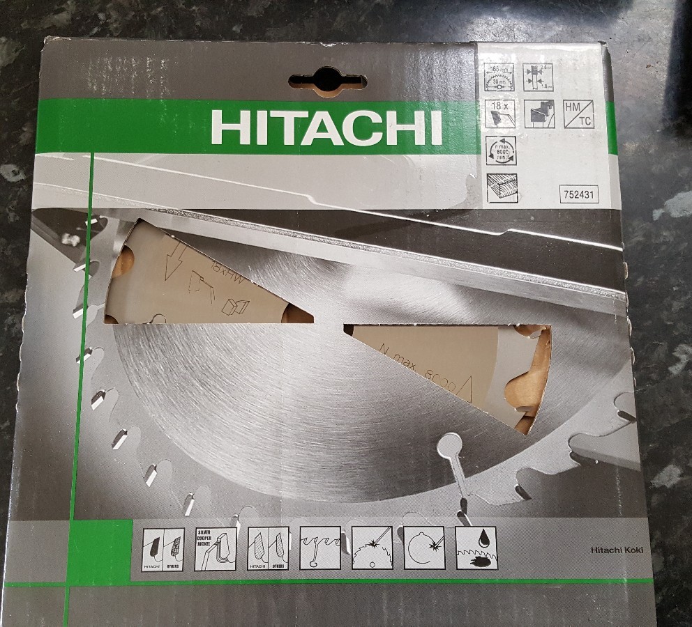 Hitachi Circular Saw Blade 185 x 30 x 18 Tooth eBay