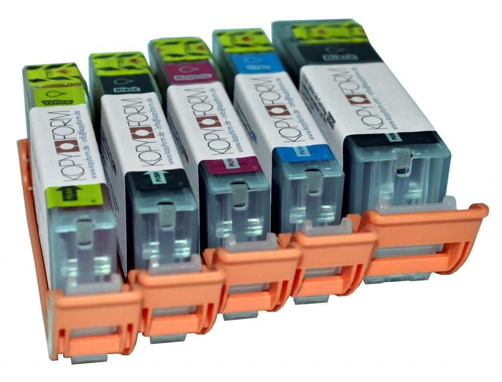 Kopyform XL Edible Ink Cartridges for Canon Printers PGI-570, CLI-571 for TS5050
