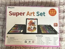 Art Set iBayam 222 Pack Art Supplies Drawing Kit for Kids