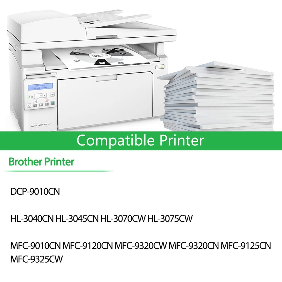 6PK Color Toner Cartridge Fits for Brother TN210 TN210C TN210M TN210Y MFC-9120CN - Image 2 of 4