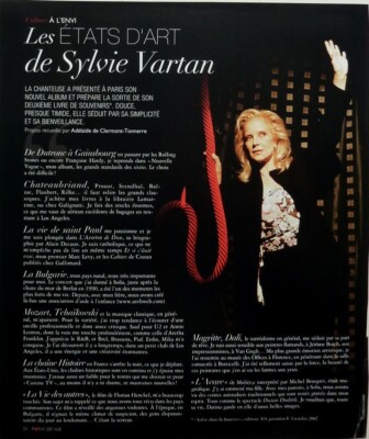 SYLVIE VARTAN= POSTER coupure de presse 4 PAGES 1979 / CLIPPING EUR 6