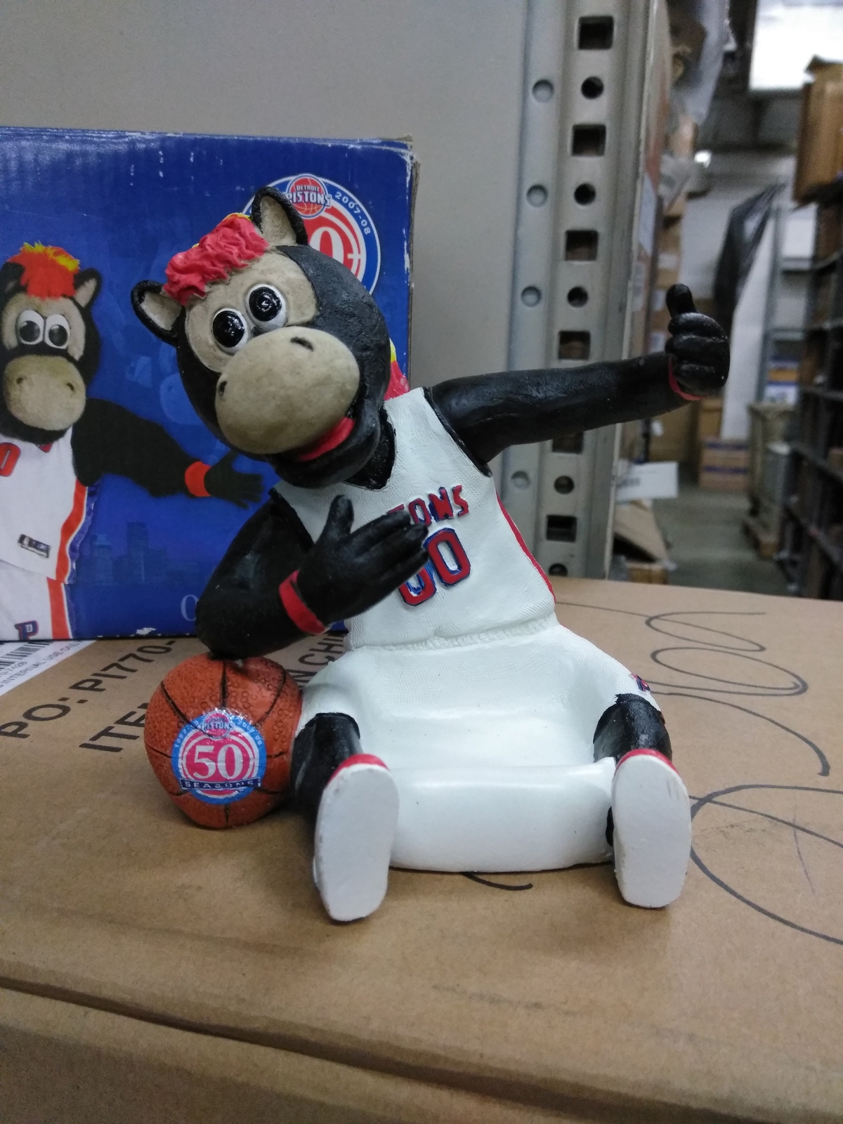 Hooper the Horse Detroit Pistons Bobblehead NBA eBay