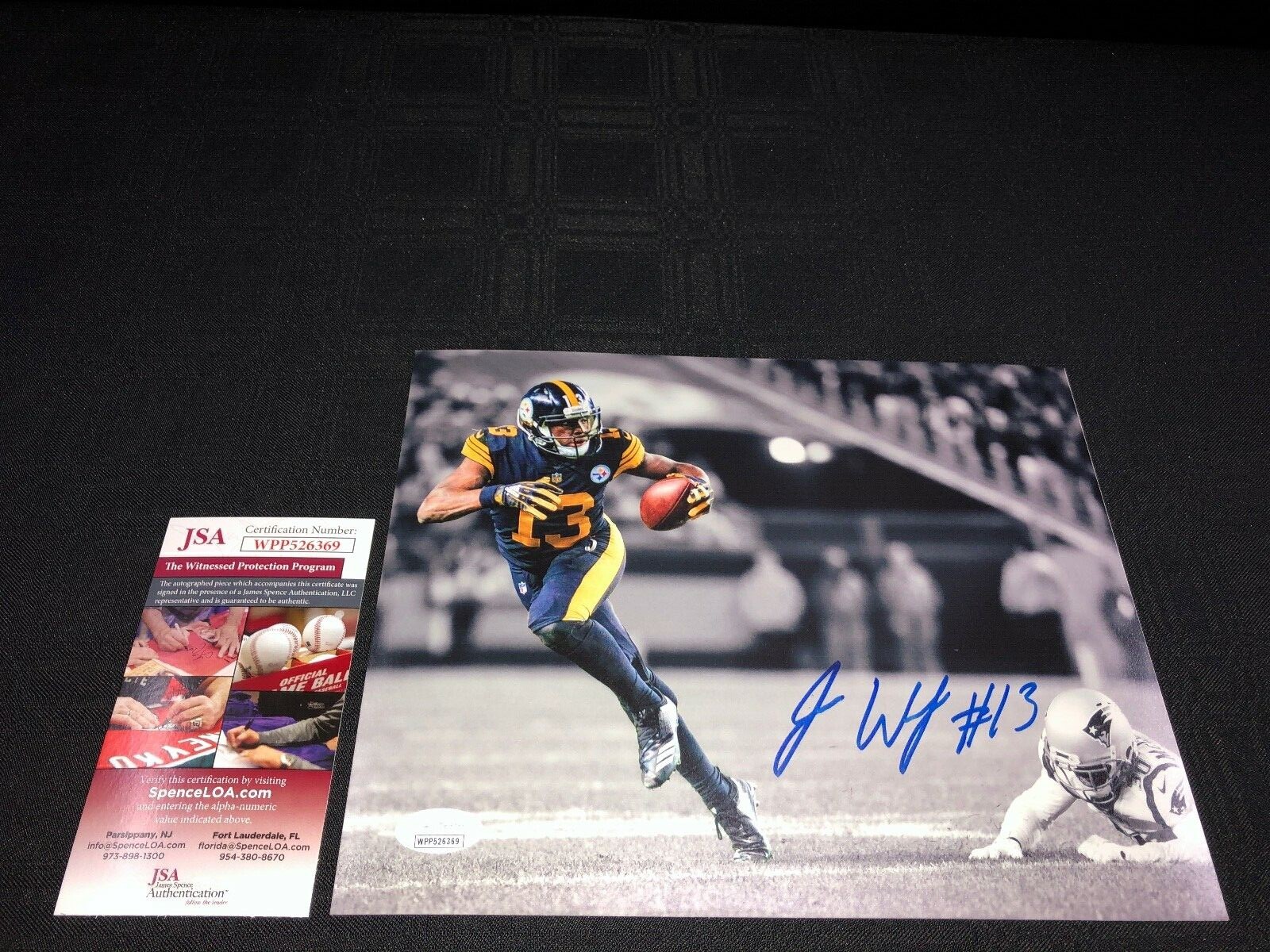 James Washington Autographed Signed Pittsburgh Steelers 8X10 PHOTO JSA COA WPP526369 