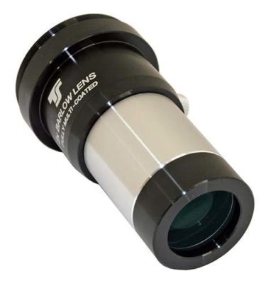 TS-Optics DeLuxe Barlow-Linse 2x / 1,25'' T2-Gewinde f. Fotografie, TSB21T2