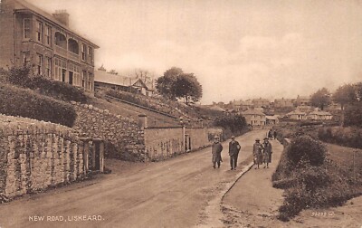 Postkarte Cornwall Liskeard New Road Animierter Szene