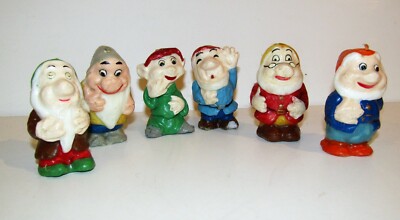 Disney Vintage Schneewittchen und die sieben Zwerge Kerzen (nur sechs)