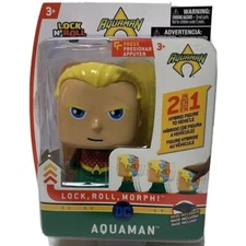 Aquaman Lock N Roll Pals Morph Hybrid To Vehicle DC Super Hero Toy Comics Gift