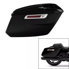 Black Saddlebags w/ 6x9" Speaker Cutouts for HD CVO Street Road Glide '23-up