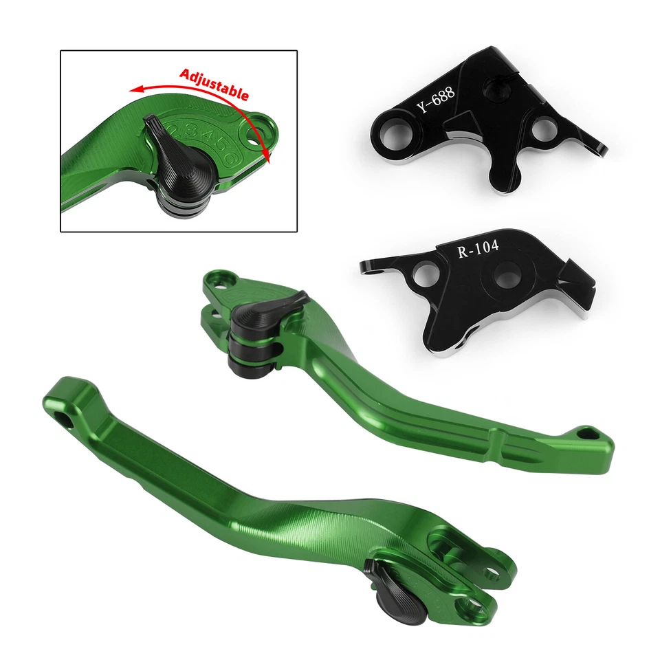 CNC Short Clutch Brake Lever fit for Yamaha YZF R1 R6 R6S CA/EU VERSION #3 - Imagem 2 de 4