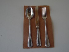 Vintage Child's Aluminum Flatware Silverware 3 pieces made in germany new