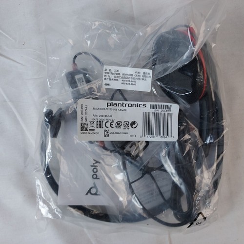 Plantronics Blackwire C3210 USB-A Black Single Ear Headset