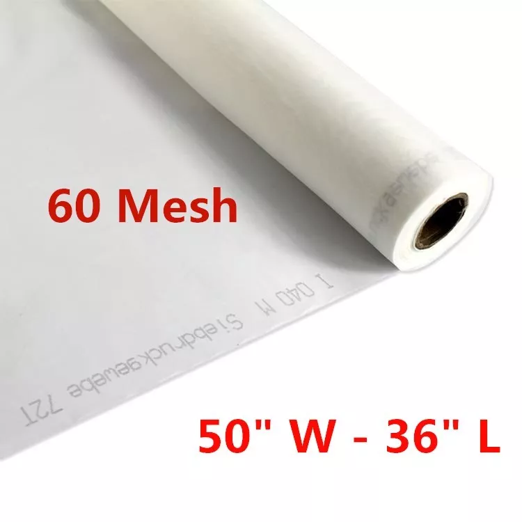 60 Mesh Silk Screen Printing Mesh Fabric 24T 50