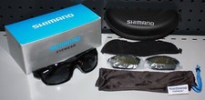 Shimano Aero Interchangeable Lens Polarizing Glasses Polarized Sunglasses Sunglass Original Packaging