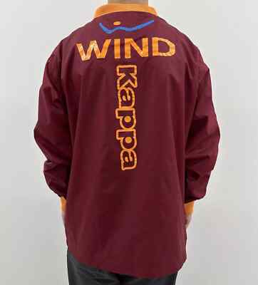 VINTAGE AS ROMA 2000s TRAINING JACKET LONG SLEEVE WINDBREAKER WIND