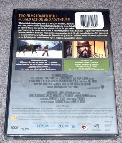 Jeremiah Johnson/Mother Lode DVD Robert Redford Charlton Heston Double Feature - Picture 2 of 3