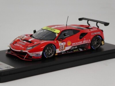 Miniature LOOKSMART 1/43 - Ferrari 488 GTE EVO N°83 AF Corse - 24h Du Mans 2023 - Précommande