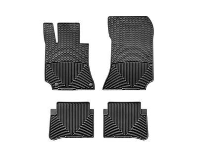 WeatherTech All-Weather Floor Mats for MB W218 B - 1st & 2nd Row Black