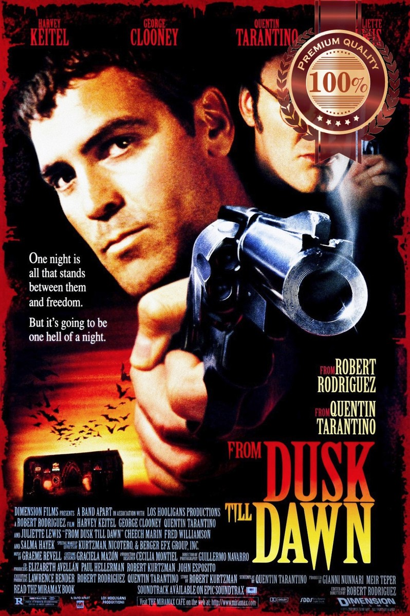 FROM DUSK TILL DAWN 1996 90s ORIGINAL CINEMA FILM MOVIE PRINT