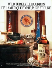 Advertising 120 1981 Wild Turkey Bourbon Kentuky USA Austin Nichols