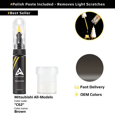 Touch up Paint for Mitsubishi All Models Code: C62 Brown
