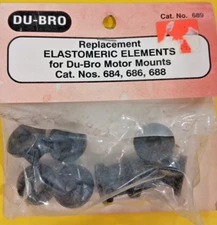 DU-BRO CAT. NO. 689 ~NIP~  Replacement Elastomeric Elements