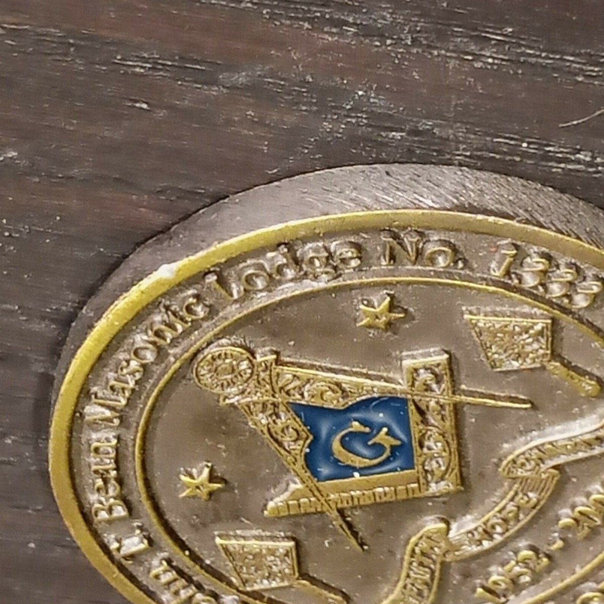 ▪️50’s【FREE MASONRY】ACCSESSORIES Vintage Masonic Coin 50 Years Freemasonry Commemorative John