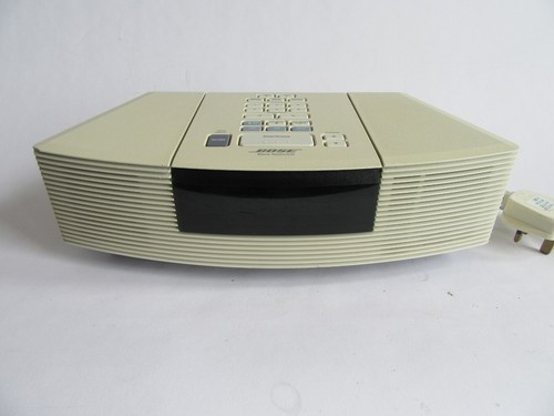 BOSE WAVE MUSIC SYSTEM, TOP LOADER IN WHITE, WITH 90 DAY WARRANTY, PLUG AND PLAY