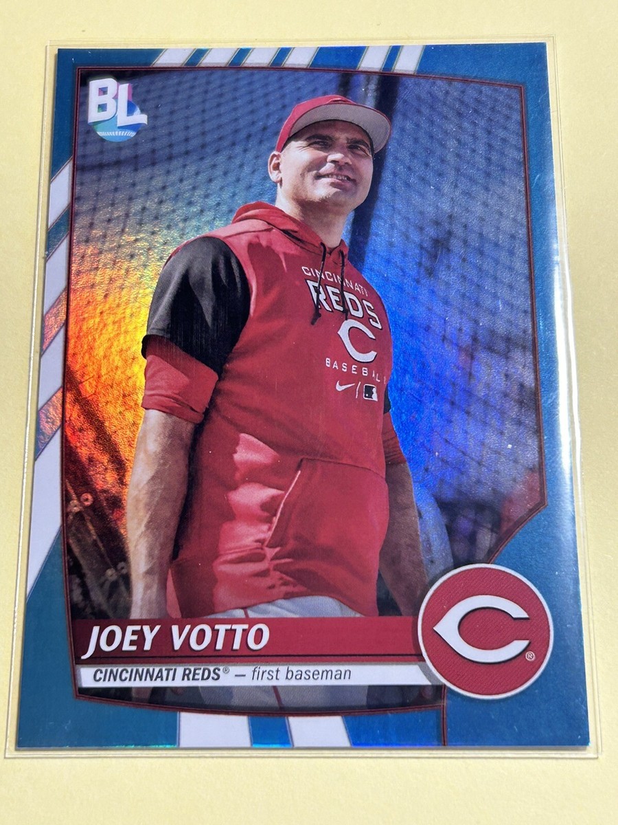 Nice 2023 Topps Big League Joey Votto Blue Foil SP #257 Cincinnati