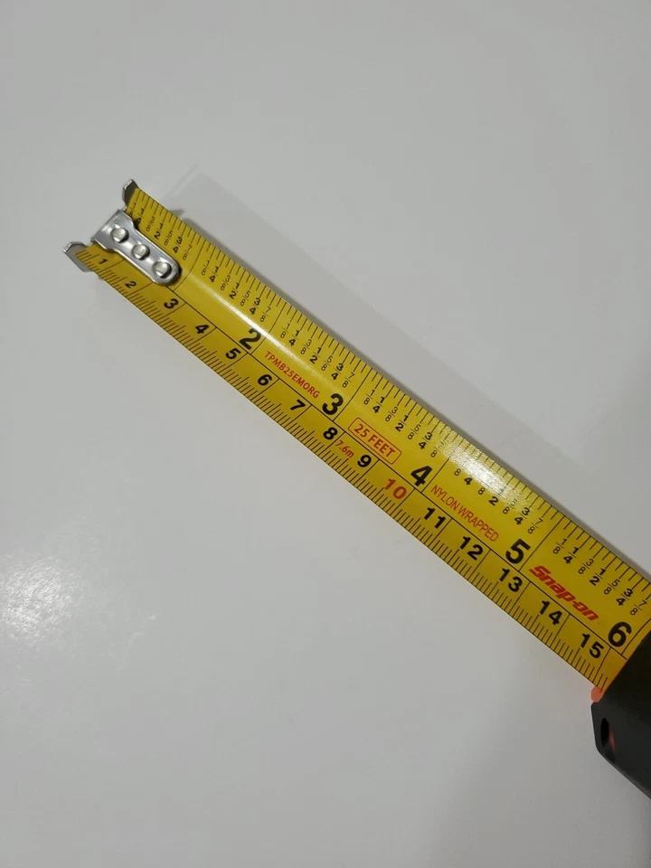 Snap On tools SAE/Metric 25' -7.6M Tape Measure TPMB26EM GREEN Magnet Auto Brake - Image 3 of 4