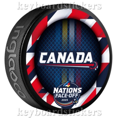 2025 NHL 4 Nations Face-Off Team Canada Souvenir Collectors Hockey Puck