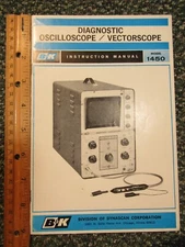 B&K Diagnostic Oscilloscope/Vectorscope 1450 Manual ~ Original ~ Ham Radio