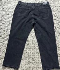 Lee Jeans Mens 42 x 29 Black Denim Vintage
