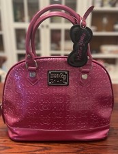 Loungefly Sanrio Hello Kitty Large Bag, Pink, Embossed With Bows & Hk Logo.