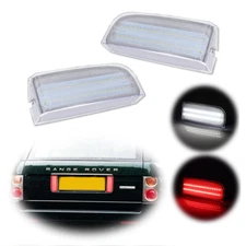 For Range Rover L322 2003-2012 White Red Rear Tailgate LED Light Lamps Clear L&R