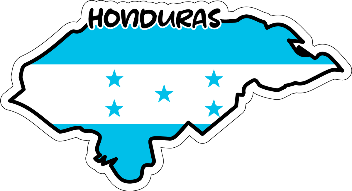Honduras Flaggen-Aufkleber Set – 2 Stück, Wetterfestes Vinyl, 7,5 X 3,8 Cm Für Auto & Mehr
