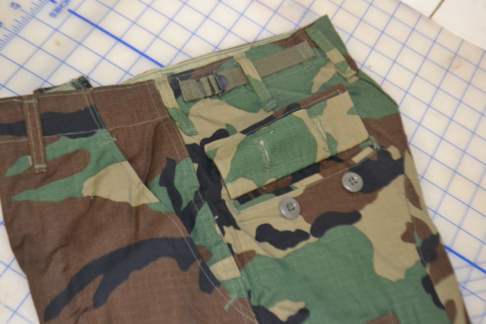 trousers hot weather woodland camo combat 100 cotton pants cargo small